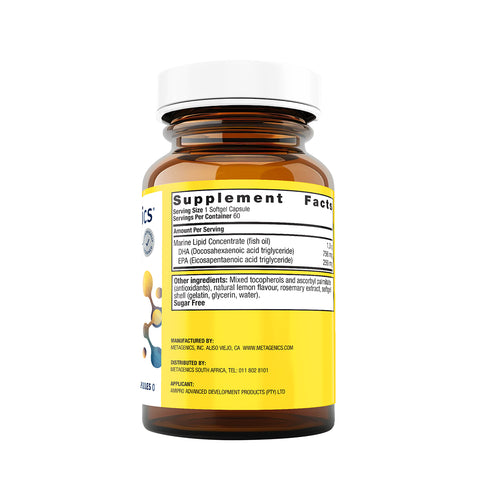 Metagenics OmegaGenics Fish Oil Neuro 1000 mg 60 capsules