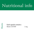 BIOLIFE - BIOTIN 5 MG 60 CAPSULES