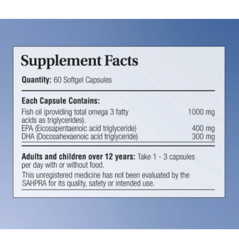 BIOMAX PUREST OMEGA 3 WILD ALASKAN FISH 60 CAPSULES
