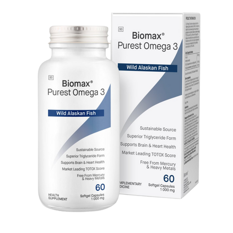 BIOMAX PUREST OMEGA 3 WILD ALASKAN FISH 60 CAPSULES