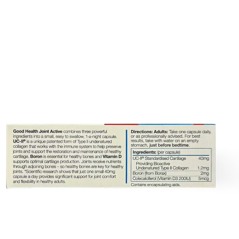 GOOD HEALTH - JOINT ACTIVE UC11 30 CAPSULES