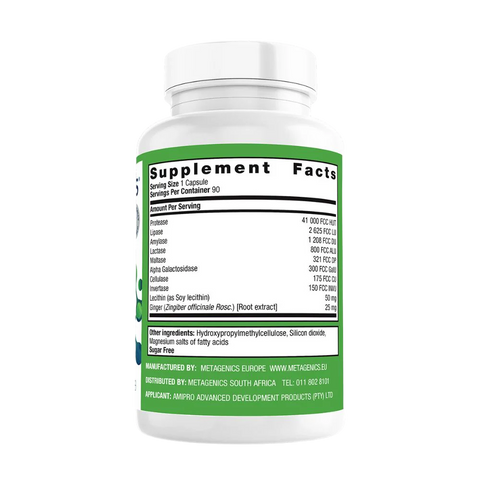METAGENICS - DIGESTIZYME PLUS 90 CAPSULES