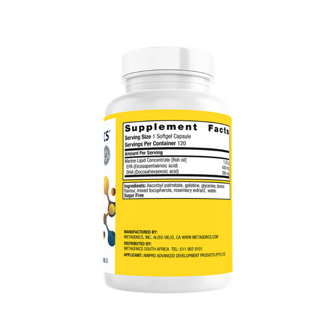 METAGENICS - OMEGAGENICS FISH OIL EPA DHA 720 MG 120 CAPSULES