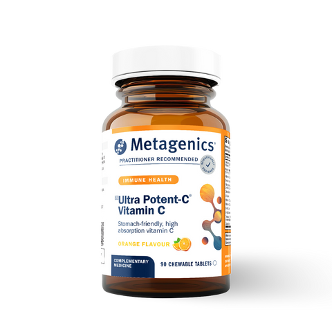 METAGENICS - ULTRA POTENT C VITAMIN C 90 CHEWABLE TABLETS