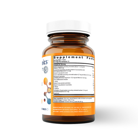 METAGENICS - ULTRA POTENT C VITAMIN C 90 CHEWABLE TABLETS