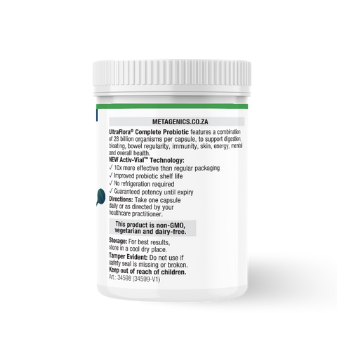 METAGENICS - ULTRAFLORA COMPLETE PROBIOTIC 30 CAPSULES