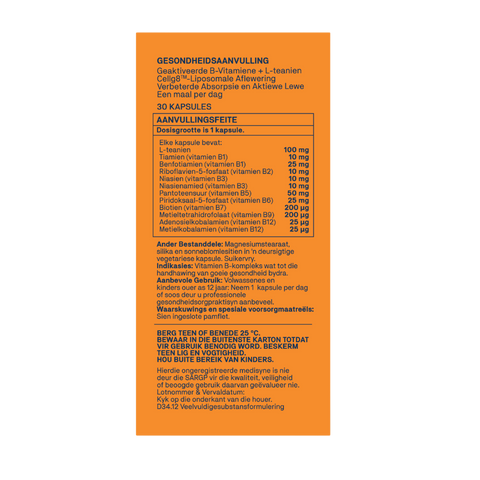 NATROCEUTICS - ACTIVATED VITAMIN B COMPLEX 30cs
