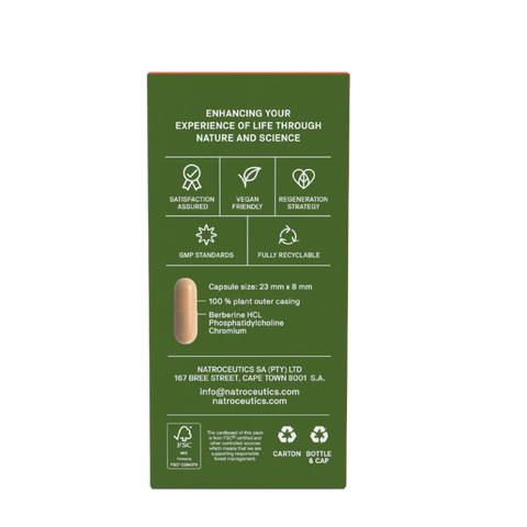 NATROCEUTICS - BERBERINE COMPLEX 60 CAPSULES