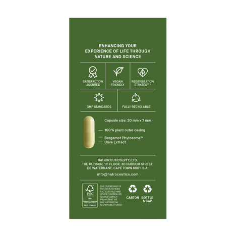 NATROCEUTICS - BERGAMOT 60 CAPSULES