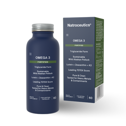 NATROCEUTICS - OMEGA 3 FORTIFIED 60 CAPSULES