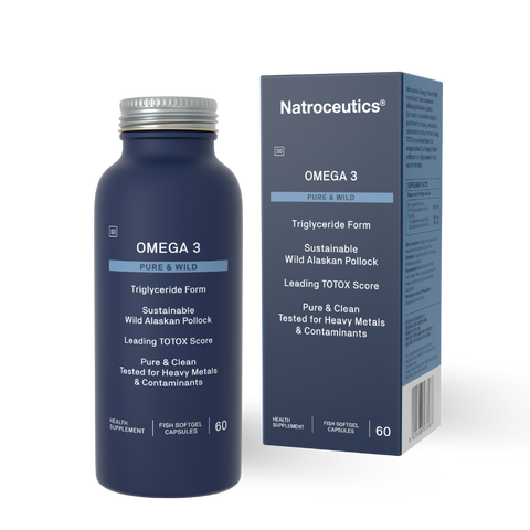 NATROCEUTICS - OMEGA 3 PURE & WILD 60 CAPSULES