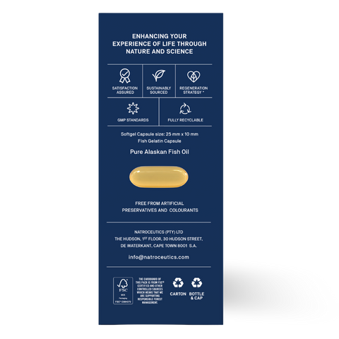 NATROCEUTICS - OMEGA 3 PURE & WILD 60 CAPSULES