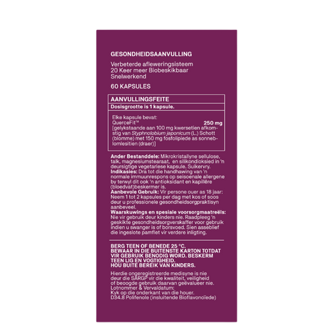 NATROCEUTICS - QUERCETIN 60 CAPSULES