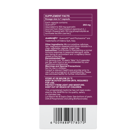 NATROCEUTICS - QUERCETIN 60 CAPSULES