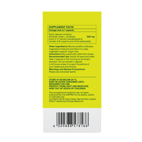 NATROCEUTICS - RHODIOLA 30 CAPSULES