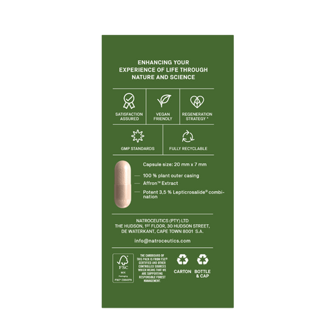 NATROCEUTICS - SAFFRON 30 CAPSULES