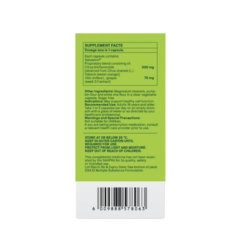 NATROCEUTICS - SALVESTROLS 60 CAPSULES