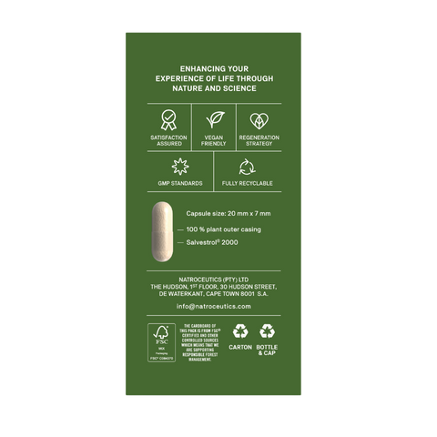 NATROCEUTICS - SALVESTROLS 60 CAPSULES