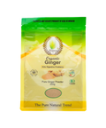 A 200g stand-up pouch of Organic Ginger powder by 'The Pure Natural Trend' on a plain white background.