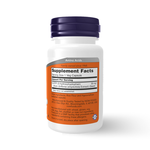NOW FOODS - 5 HTP 50 mg 30cps