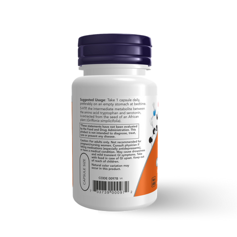 NOW FOODS - 5 HTP 50 mg 30cps