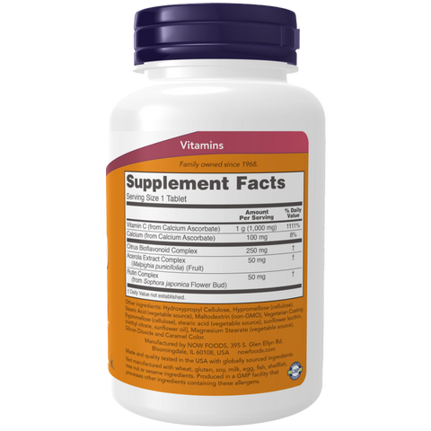 NOW FOODS - BUFFERED C - 1000 COMPLEX 90 CAPSULES