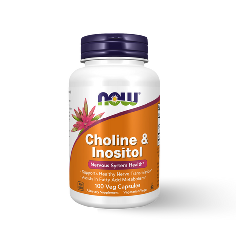 NOW FOODS - CHOLINE INOSITOL 500 mg 100 CAPSULES