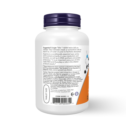NOW FOODS - L-ARGININE 1000 mg 120tbs