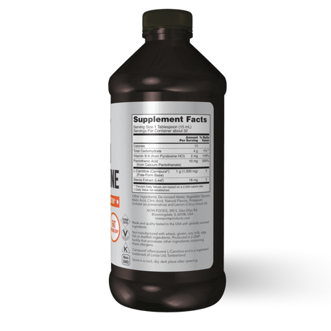NOW FOODS LIQUID L CARNITINE 473ml