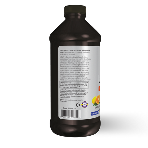 NOW FOODS LIQUID L CARNITINE 473ml