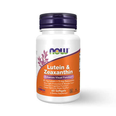 NOW FOODS - LUTEIN & ZEAXANTHIN 60 CAPSULES