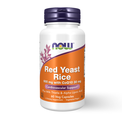 NOW FOODS - RED YEAST RICE WITH CO-Q10 60 CAPSULES