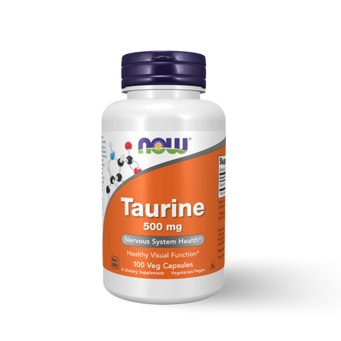 NOW FOODS - TAURINE 500 mg 100 CAPSULES