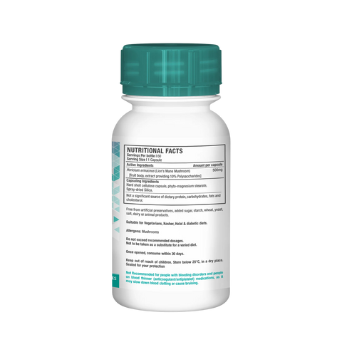 Nutrigreen - Lion's Mane 60 Capsules