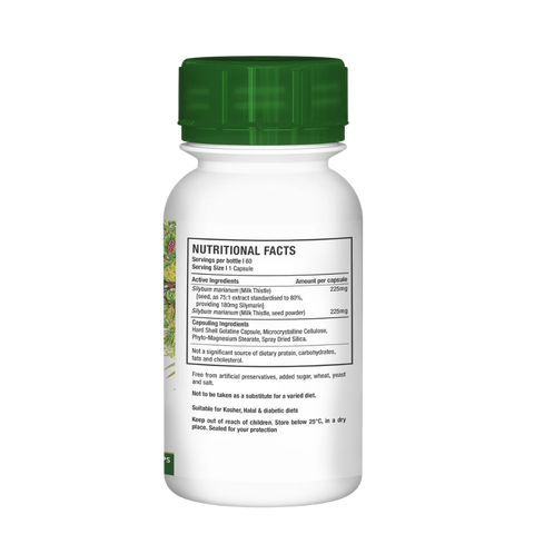 NUTRIHERB - MILK THISTLE HIGH POTENCY 60 CAPSULES