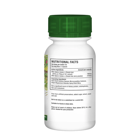 NUTRIHERB - CHASTE TREE 60 CAPSULES