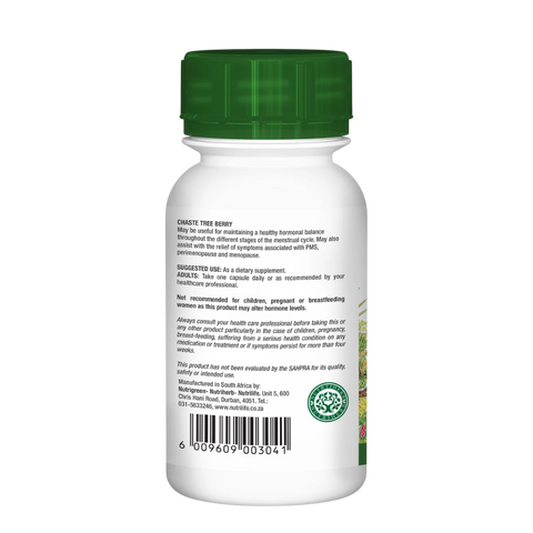 NUTRIHERB - CHASTE TREE 60 CAPSULES