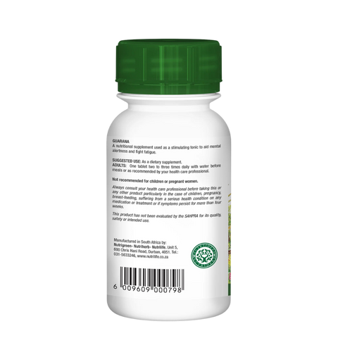 NUTRIHERB - GUARANA 60 TABLETS