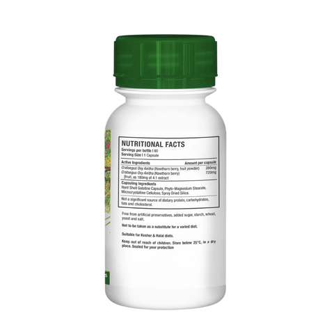 NUTRIHERB - HAWTHORN 60 CAPSULES