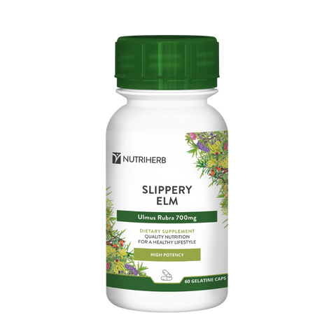 NUTRIHERB - SLIPPERY ELM 60 CAPSULES