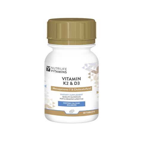 NUTRILIFE - VITAMIN K2 & D3 60 TABLETS