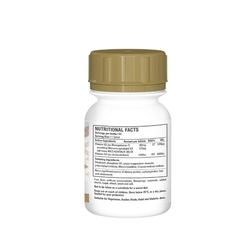 NUTRILIFE - VITAMIN K2 & D3 60 TABLETS