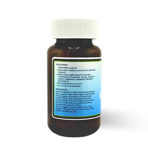 PURE HERBAL REMEDIES - PARAHERB 90 CAPSULES