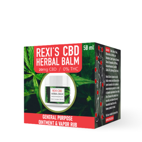 REXI HERBAL CBD BALM 50 ML