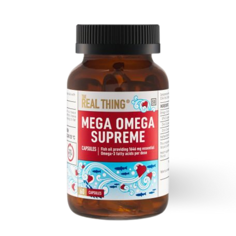 THE REAL THING - MEGA OMEGA SUPREME 60 CAPSULES